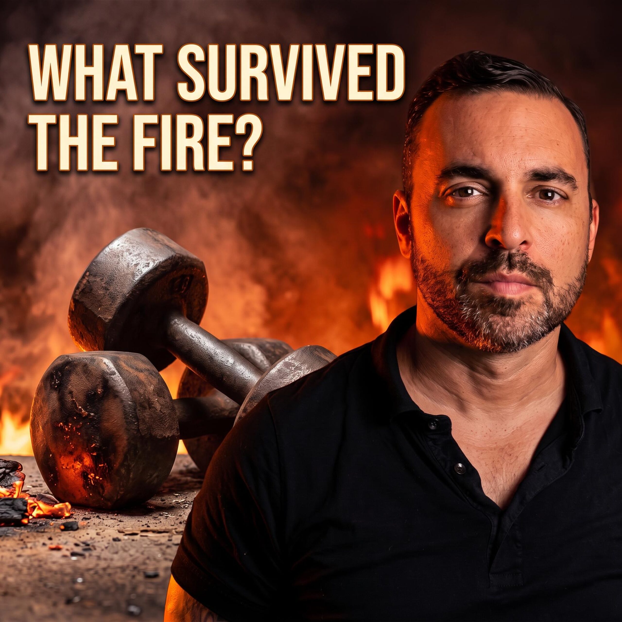 Ben Barbic, the dumbbells that survived the wildfire, Give A Heck Podcast with Dwight Heck